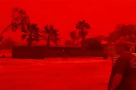 Западную Австралию накрыло жуткое красное марево. В чем дело?