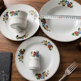 сервиз ссср букет цветов