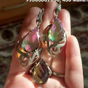 серебро, серьги