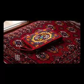 Кошелёк- ковёр ручной работы