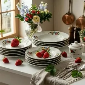 Сервиз букет цветов