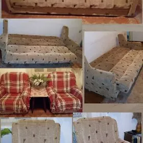 ДИВАН+2 КРЕСЛА/МЯГКИЙ УГОЛОК