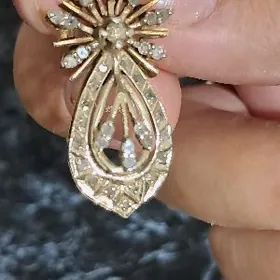 золотые серёжки