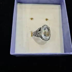 кольцо серебро