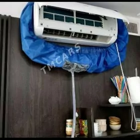 Kondisiner duran yerinde yumak