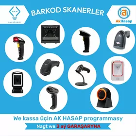 AKHASAP KASSA APARAT BARKOD SKANER CEK PRINTER