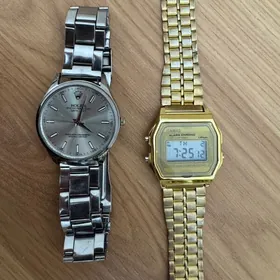rolex & casio