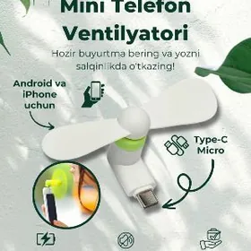 Mini telefon wentelýator