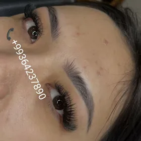 Kirpik  yüz çistka saç boýagla