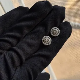 золотые серьги