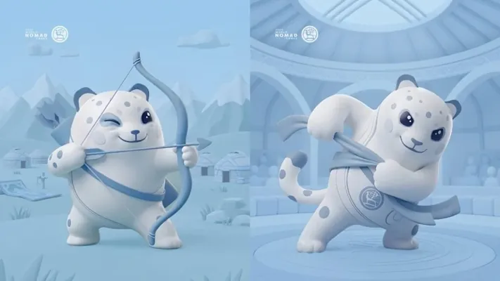 Снежный барс выбран талисманом Всемирных игр кочевников — 2026