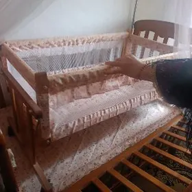 caga krowat bilen kolaska