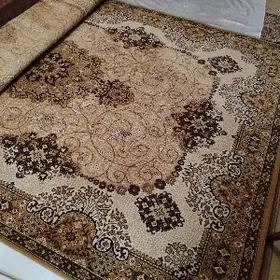 КОВЁР жёлто-коричневый