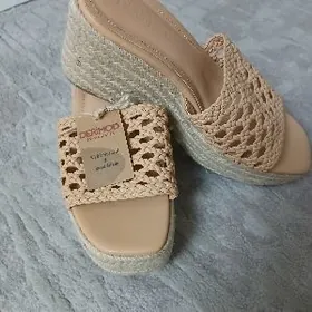 шлепки,ручная работа