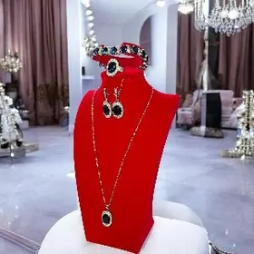 Колье,бусы, браслет серьги