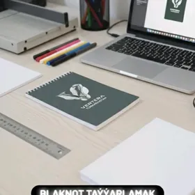 Blaknot wizitka kalendar menyu