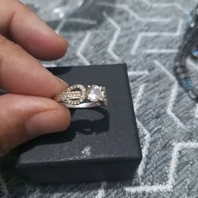 кольцо серебро