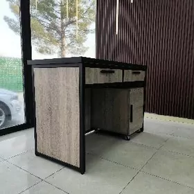 Kassa stol demir we mebel