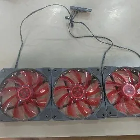 крассные кулера 3 штуки