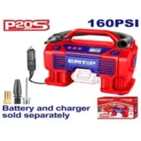 Emtop Awtoulag Kompressory 2-in-1 20V