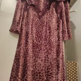 платье бархатное