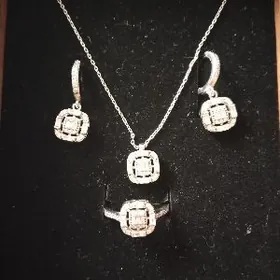 Hakiki Gümüş komplekt
