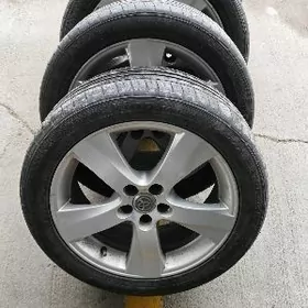 17 диски покрышки королла