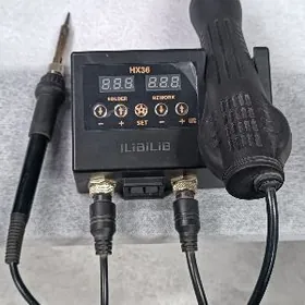 паяльник + фен станция