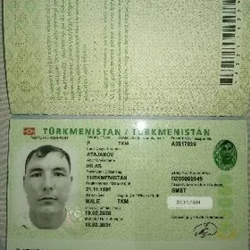 turkmen pasport zagran pasport