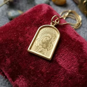 Золото  кулон