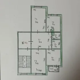 Satlyk 8mkr 5/2etaz 3komnat
