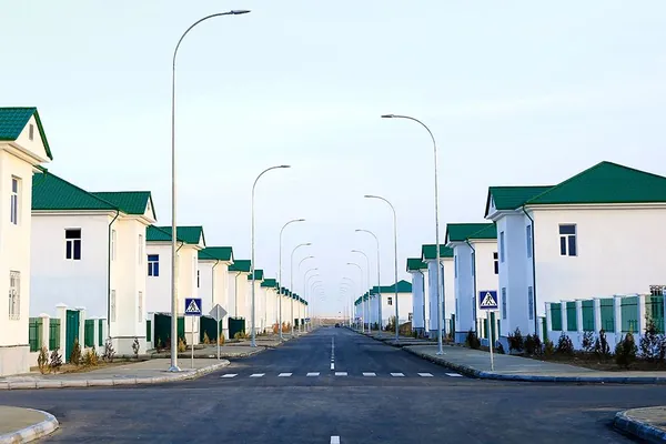 Ýolöten etrabynda 4500 öýli täze döwrebap şäherçäniň düýbi tutuldy