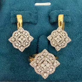 Gyzyl brilliant Komplekt