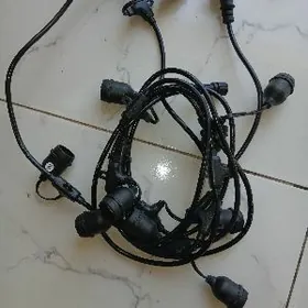 кабель с патронам м вилкой.