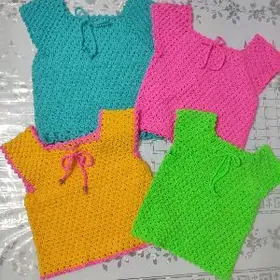 Вязаные маечки
