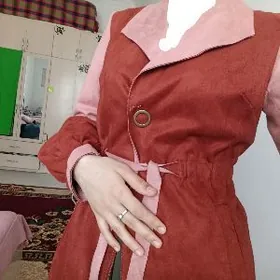 Süet büzmeçli penjek