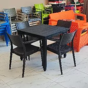 stol stul teras üçin ,plasmas