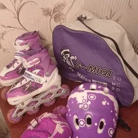 ролики, ракетки, скейт