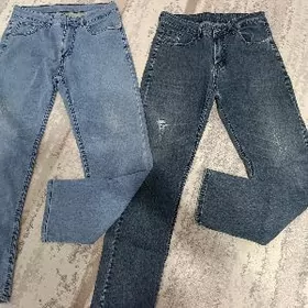 брюки джинсовые