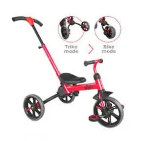 Yvolution 4-i-1 Balans Tigiri Öwrülýän Gyzyl