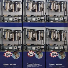 Вешалка 88кг металлическая