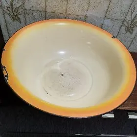 Кастрюли и тазы эмалированные