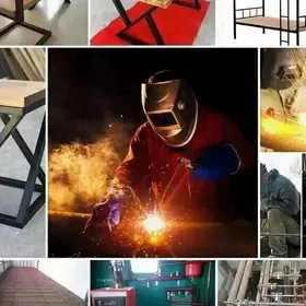 Металло конструкция лофт полки