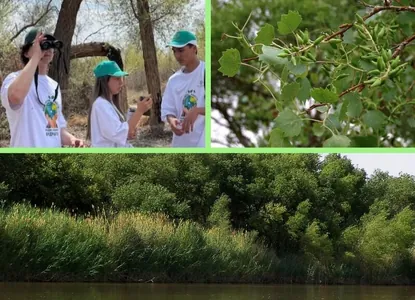 Amyderýa goraghanasynda ýaşlar üçin iki günlük eko-syýahat guraldy