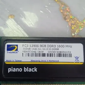 8GB DD3 1600 MHz
