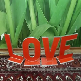 мебельные буквы love свадьба