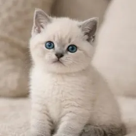 шотландский котенок,колор поин