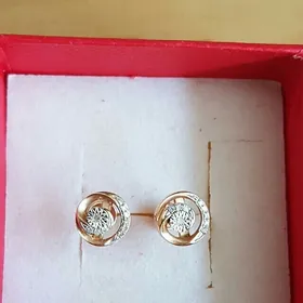 бриллиантовые пусеты