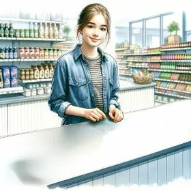 ПРОДАВЩИЦА В МАГАЗИН