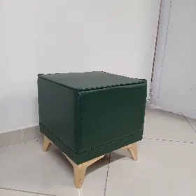 Ýumşak pufik aýakly.Пуфик